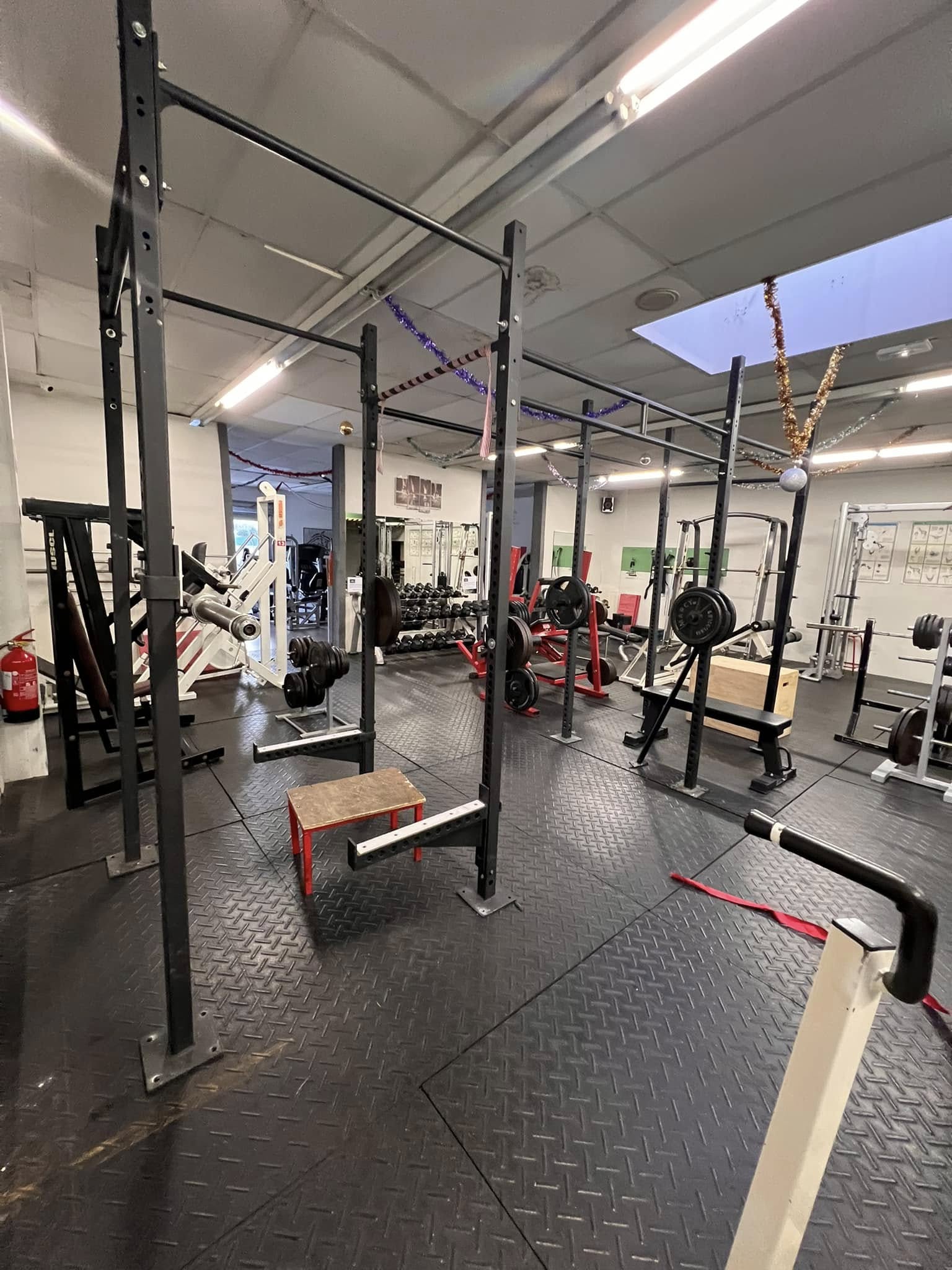 Cage à squat et équipements fonctionnels